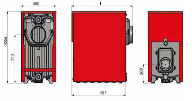 ابعاد دیگ سولار 400